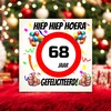 foto 4 Verjaardags tegeltje 68 jaar
