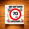 foto 3 Verjaardags tegeltje 70 jaar