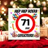 foto 3 Verjaardags tegeltje 71 jaar