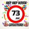 Verjaardags tegeltje 73 jaar