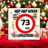 foto 4 Verjaardags tegeltje 73 jaar
