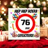foto 2 Verjaardags tegeltje 76 jaar