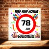 foto 3 Verjaardags tegeltje 78 jaar
