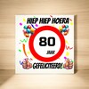 foto 2 Verjaardags tegeltje 80 jaar