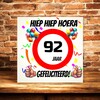 foto 3 Verjaardags tegeltje 92 jaar