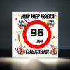 foto 2 Verjaardags tegeltje 96 jaar