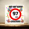 foto 2 Verjaardags tegeltje 97 jaar