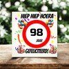 foto 3 Verjaardags tegeltje 98 jaar