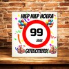 foto 2 Verjaardags tegeltje 99 jaar