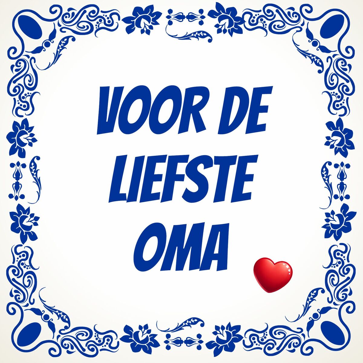 Voor de liefste mama tegel