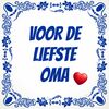 Voor de liefste oma tegel