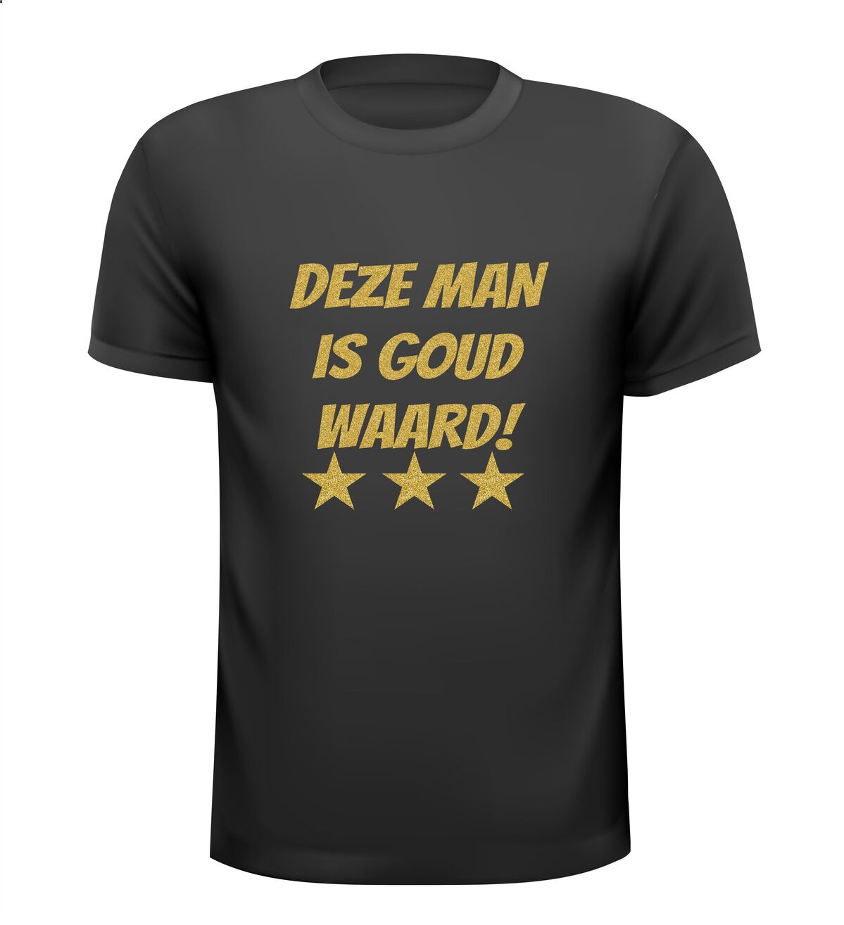 Deze man is goud waard t-shirt