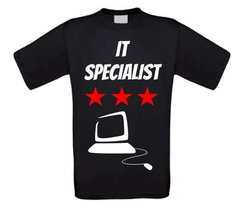 grappig it specialist shirt