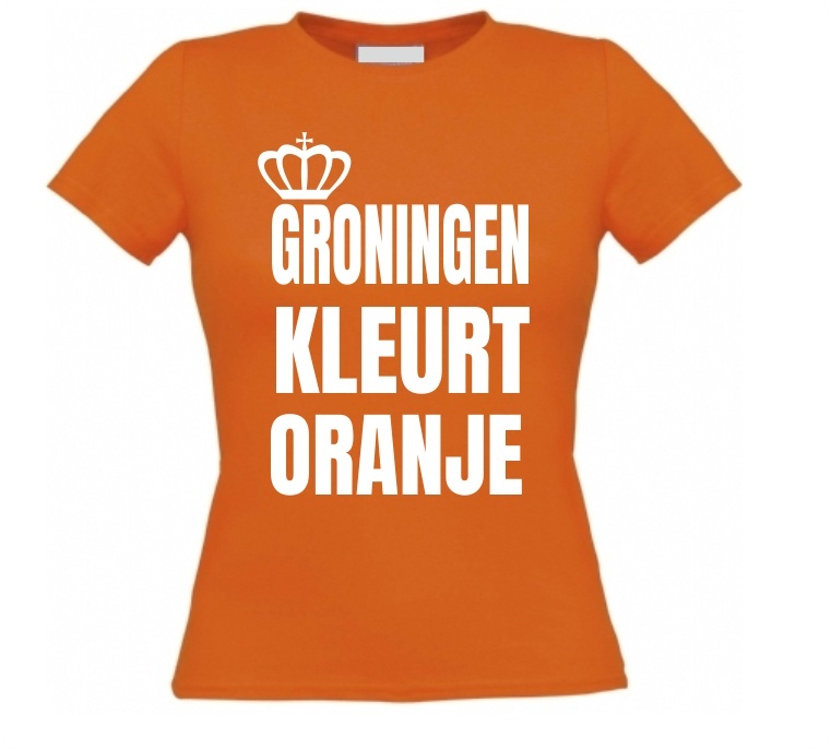 Groningen kleurt oranje shirt