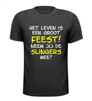 Het leven is een groot feest neem jij de slingers mee? shirt Het leven is een groot feest neem jij de slingers mee? shirt