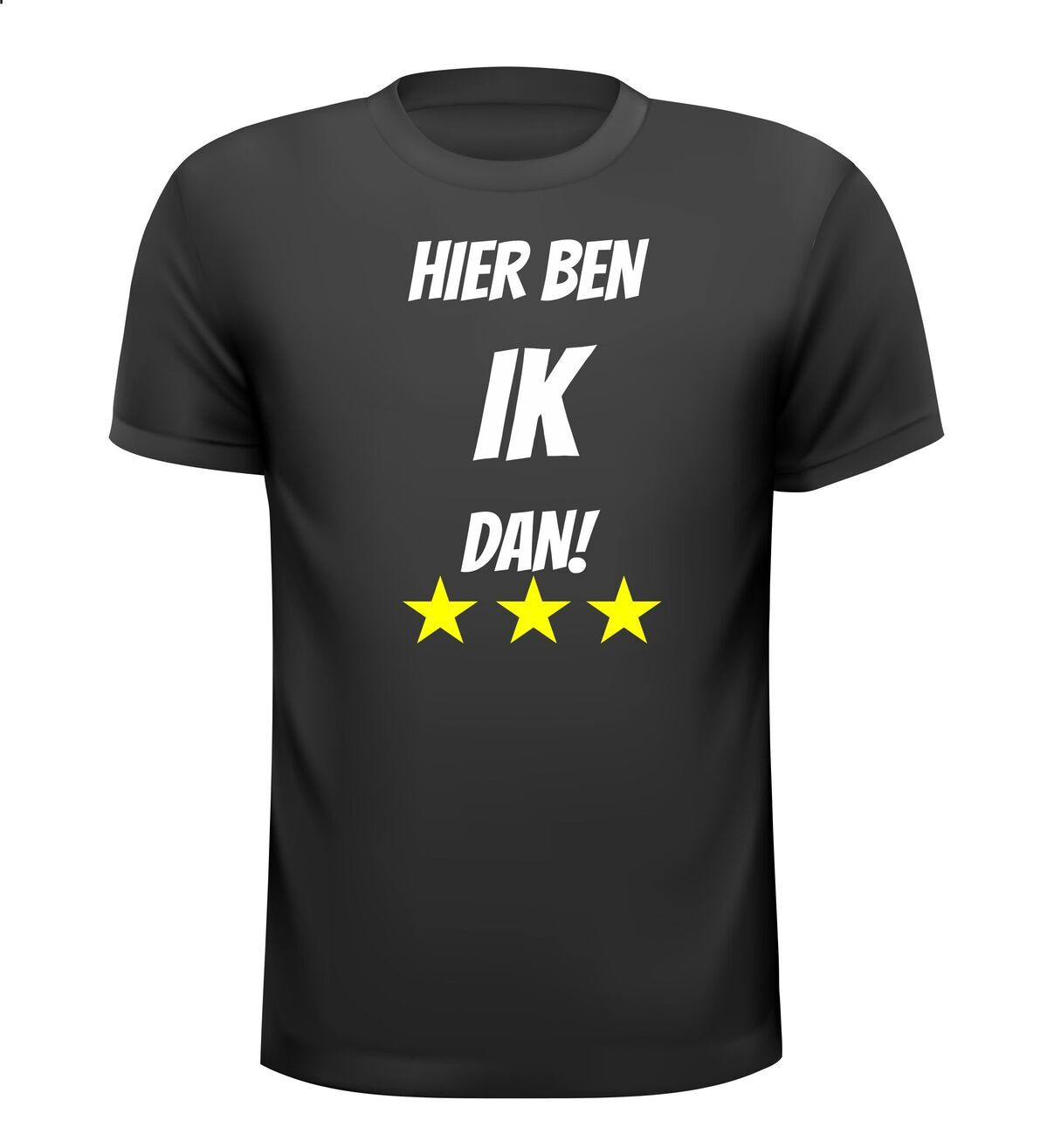 Hier ben ik dan shirt