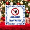 foto 4 Humor tegel 15x15 cm niet naast de pot pissen leuke wc-decoratie