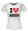 foto 10 I love koeien shirt