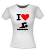 foto 10 I love zwemmen shirt