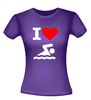 foto 4 I love zwemmen shirt