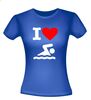 foto 6 I love zwemmen shirt