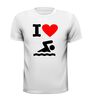 foto 9 I love zwemmen shirt