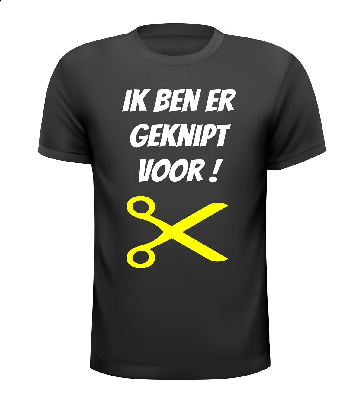 ik ben er geknipt voor shirt