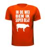 foto 9 In de wei ben ik super blij boeren shirt