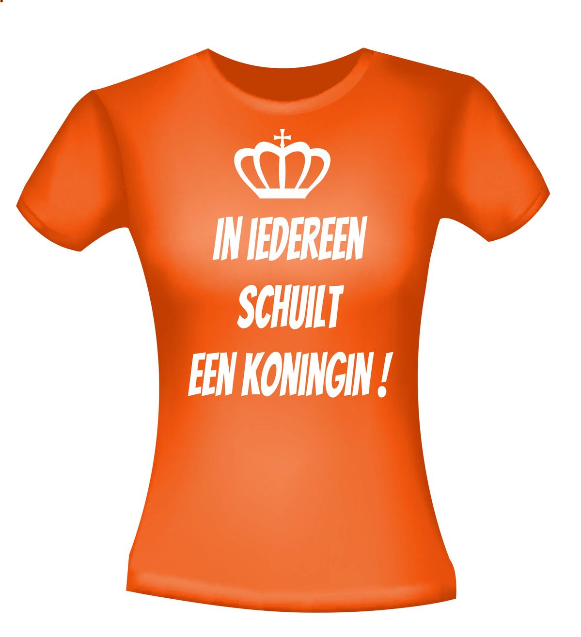 In iedereen schuilt een koningin shirt