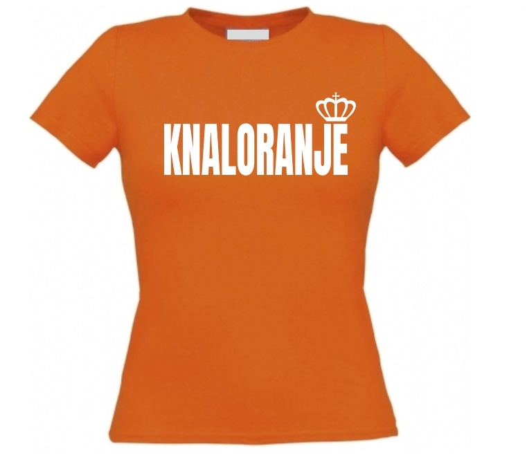 konings shirt knaloranje