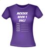 foto 4 moeder voor een dag shirt