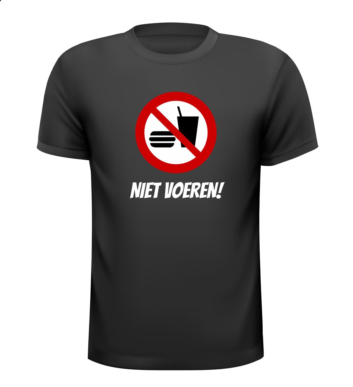 Niet voeren shirt