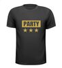 Party glitter goud shirt