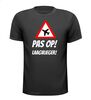 Pas op laagvlieger shirt