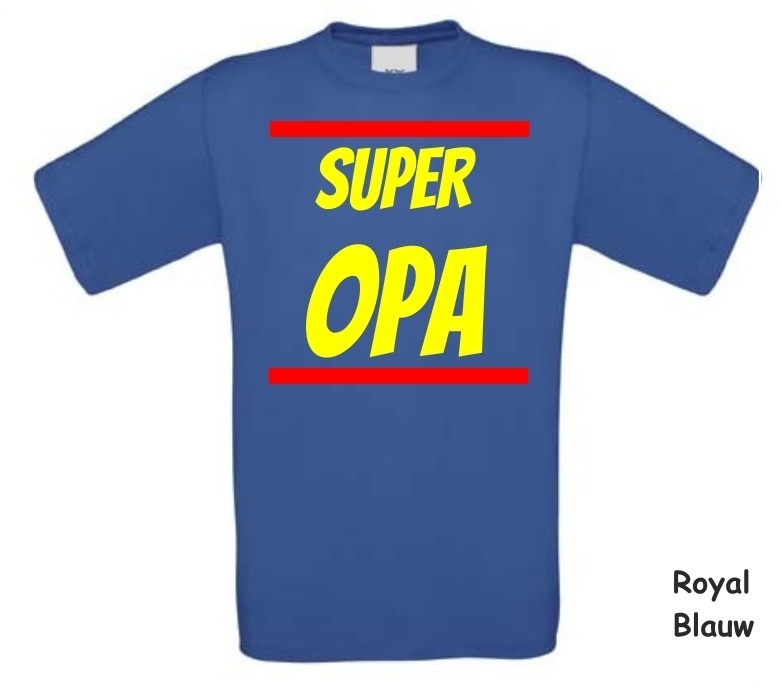 Super opa t-shirt