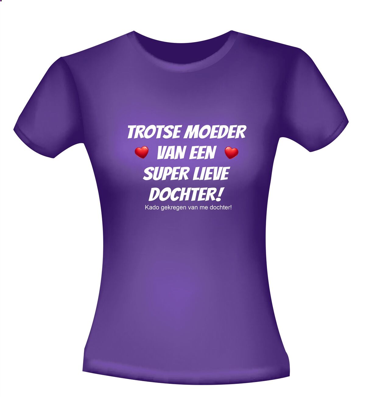 Uitgelezene Trotse moeder van een super lieve dochter shirt ZW-14