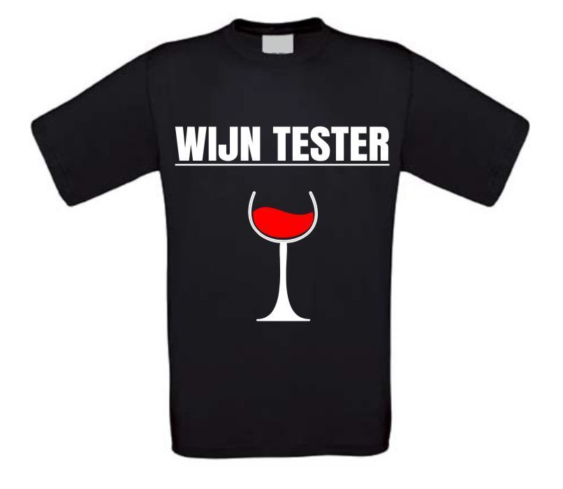wijn tester shirt