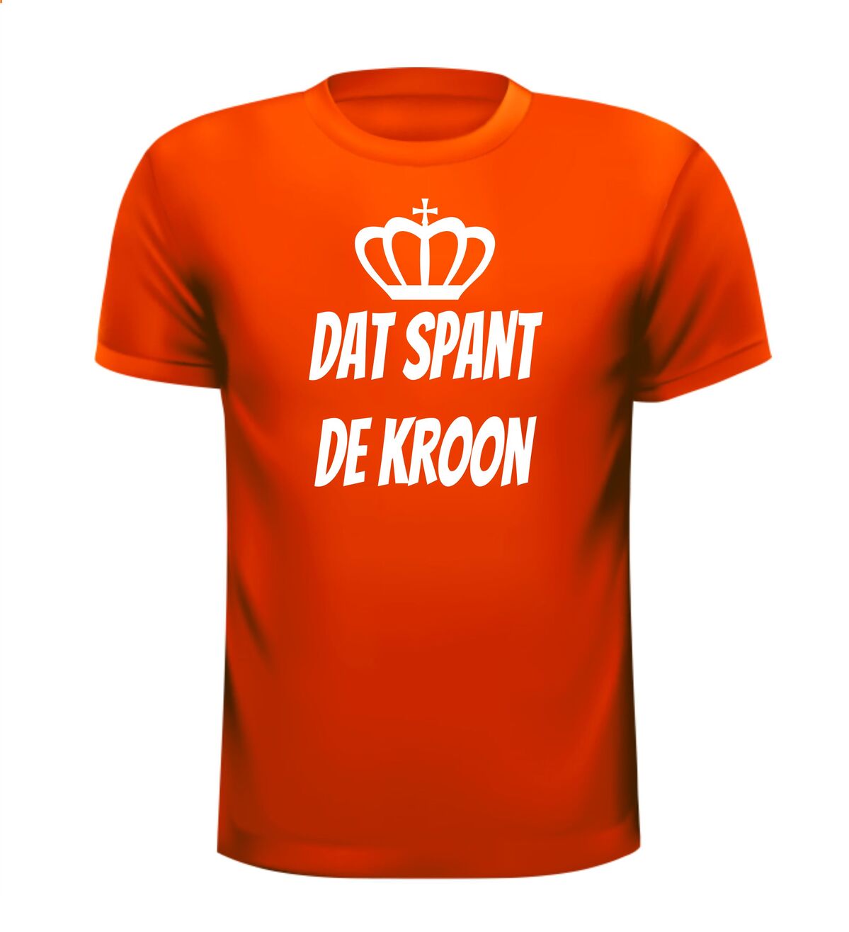 Dat spant de kroon Koningdag shirt