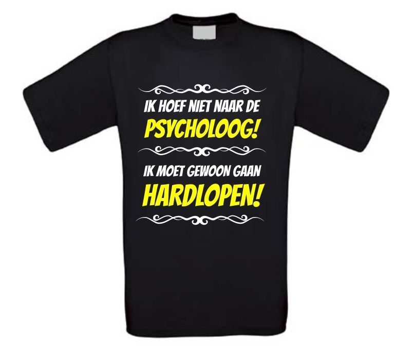 Grappig hardloop t-shirt