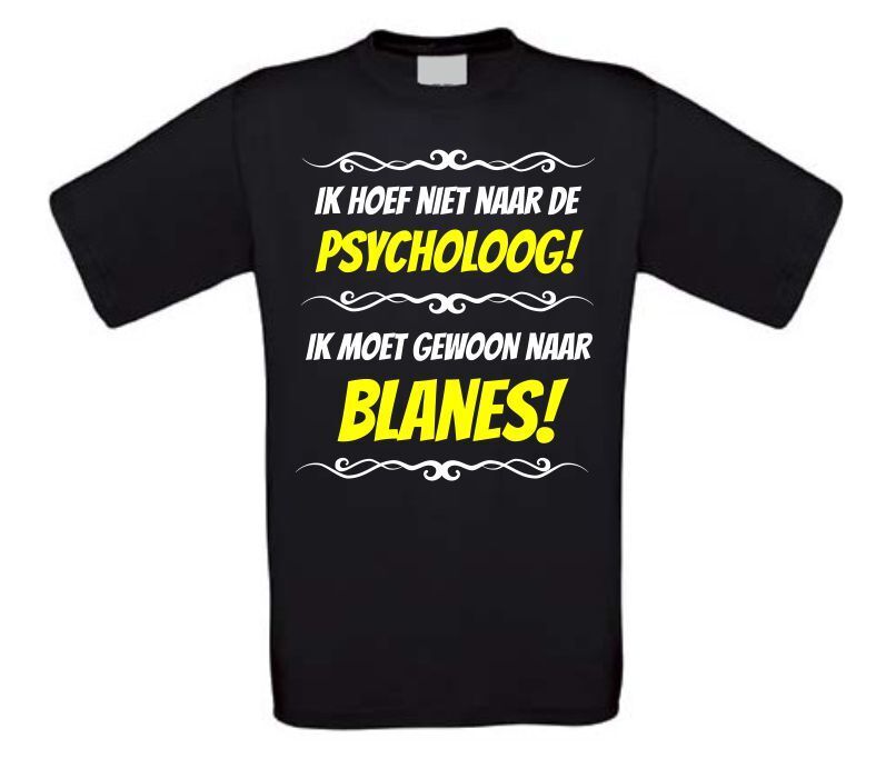 Grappig vakantie T-shirt Blanes