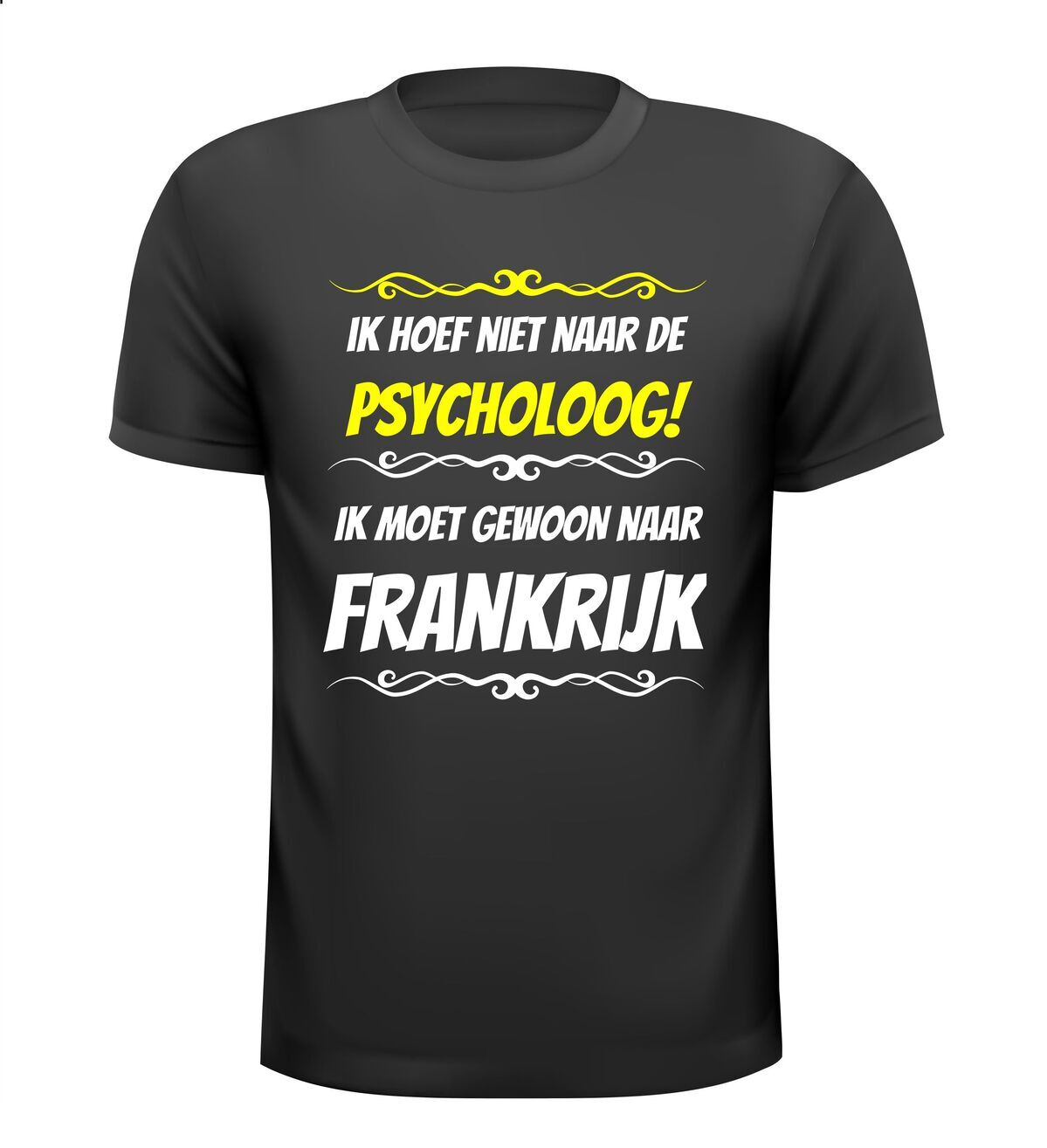 Grappig vakantie T-shirt Frankrijk