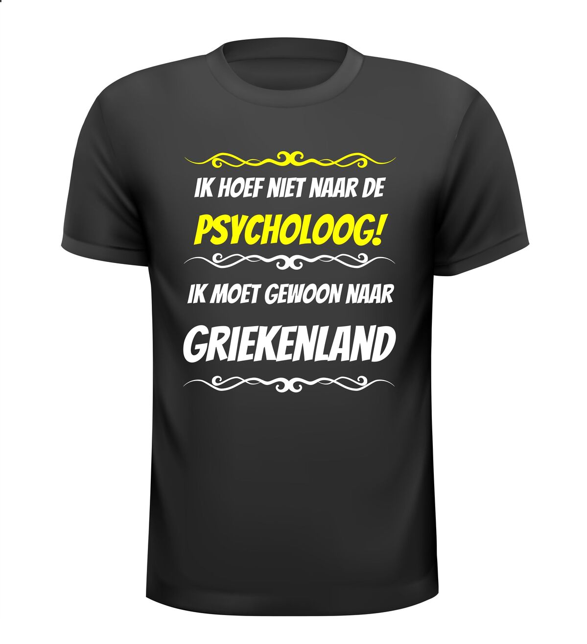 Grappig vakantie T-shirt Griekenland