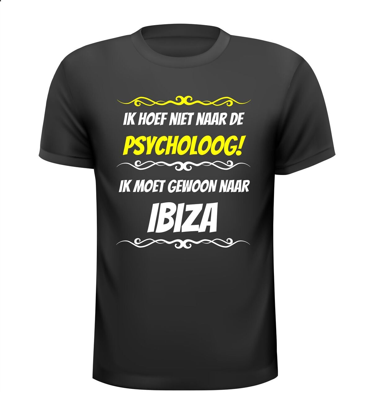 Grappig vakantie T-shirt Ibiza