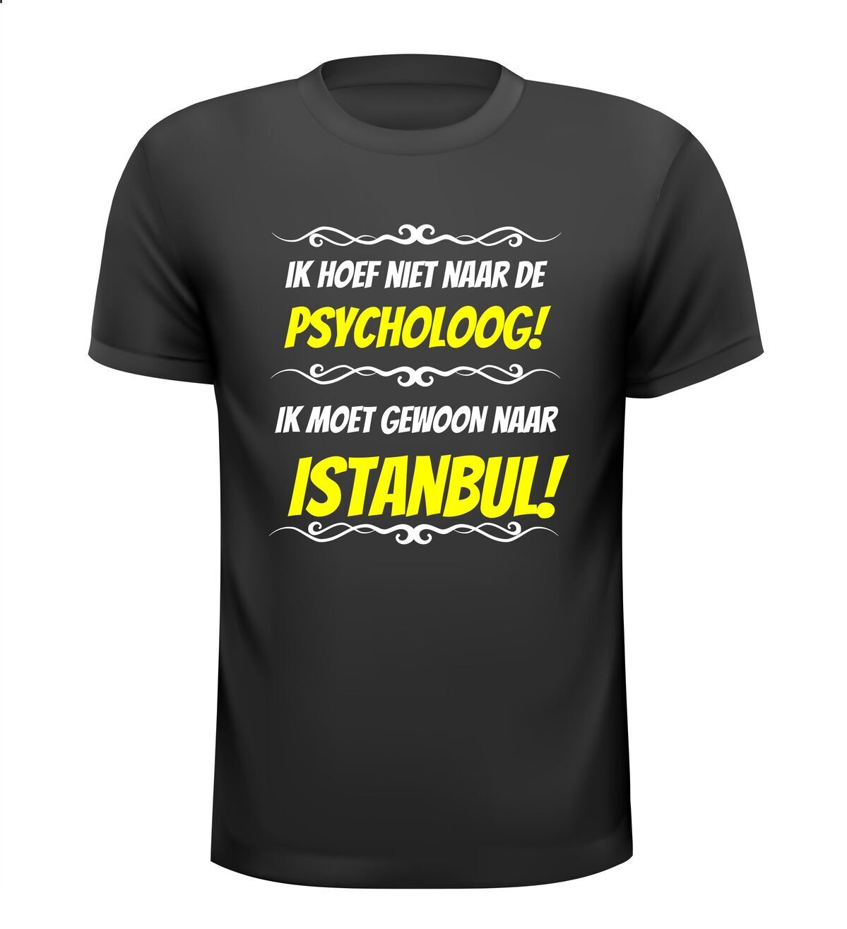 Grappig vakantie T-shirt Istanbul