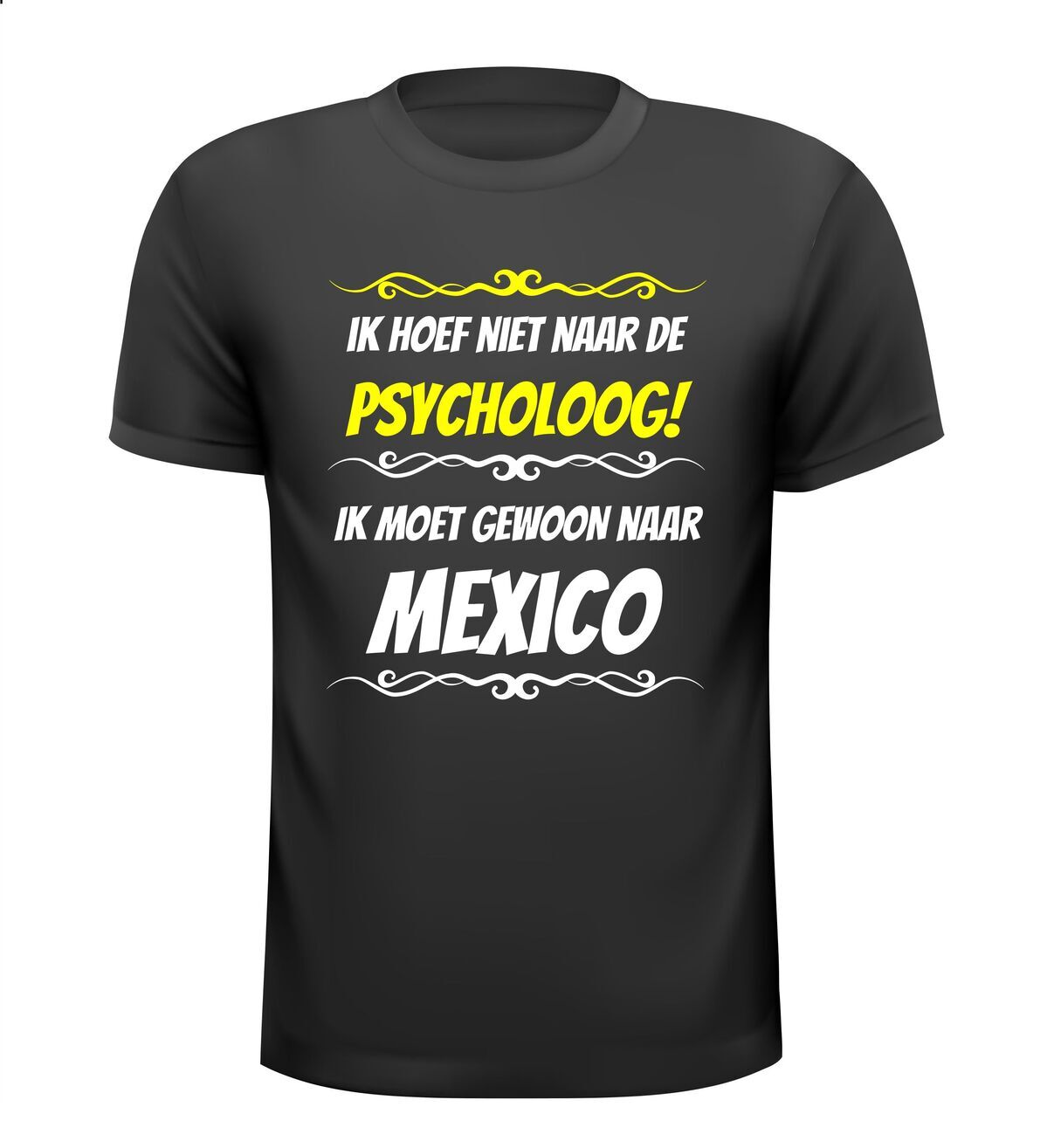 Grappig vakantie T-shirt Mexico