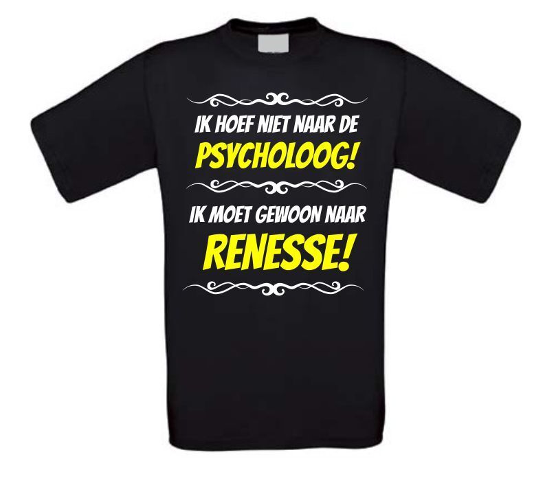 Grappig vakantie T-shirt Renesse