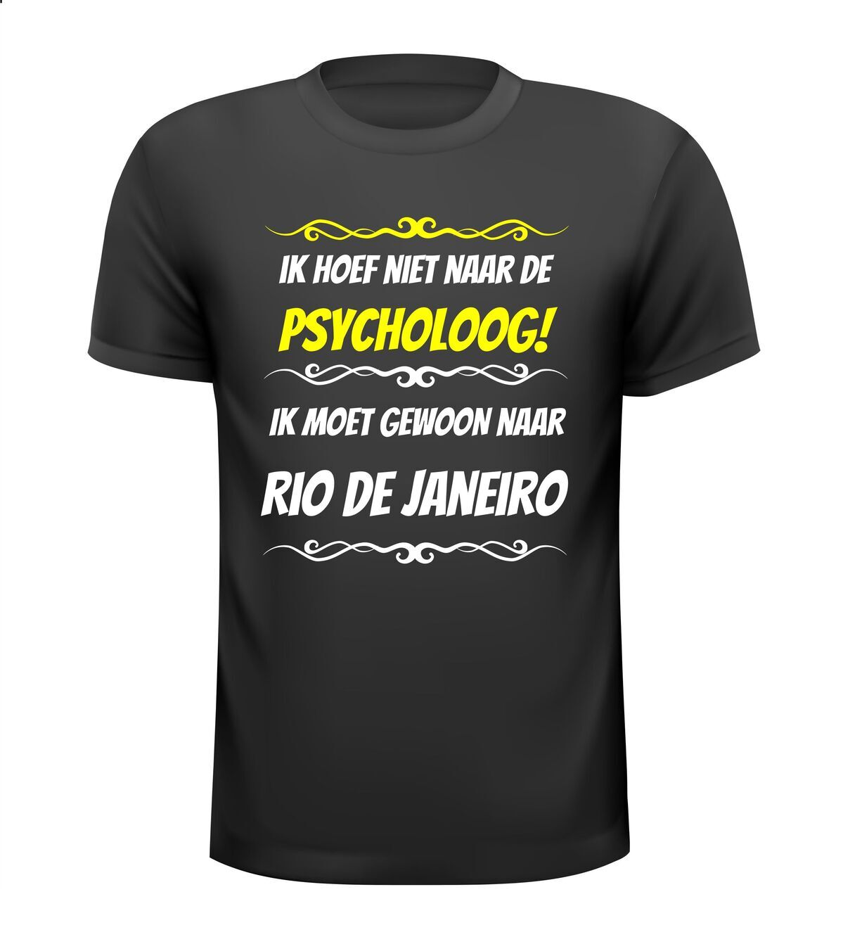 Grappig vakantie T-shirt Rio de Janeiro