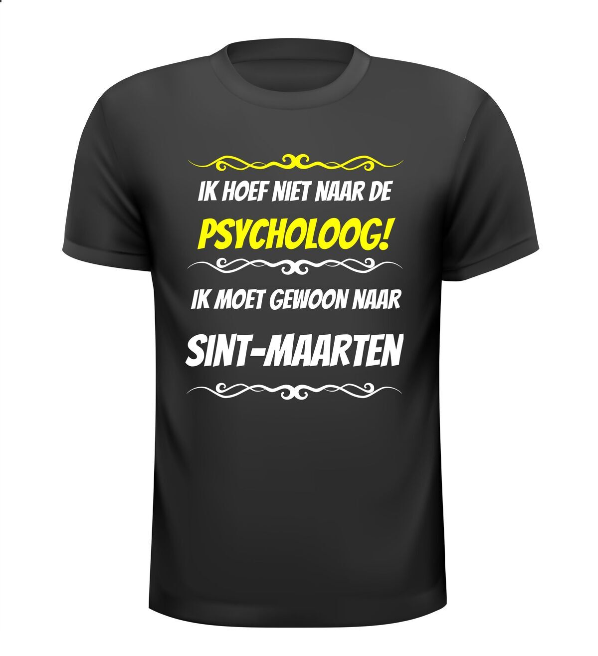 Grappig vakantie T-shirt Sint-Maarten