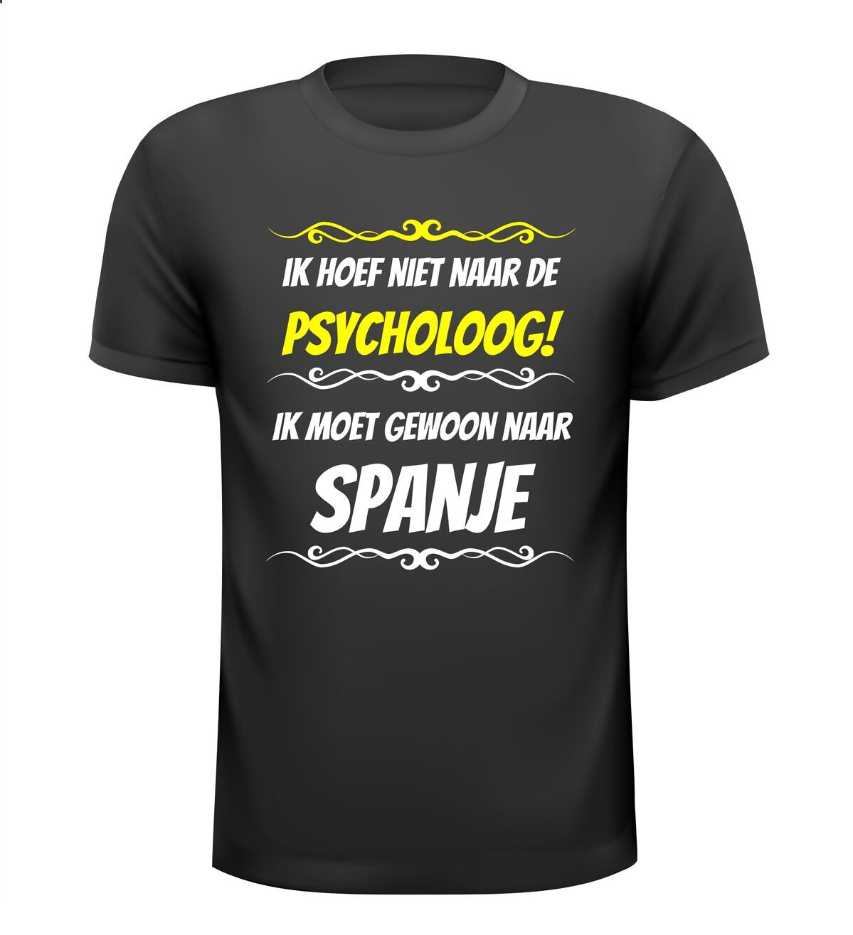 Grappig vakantie T-shirt Spanje