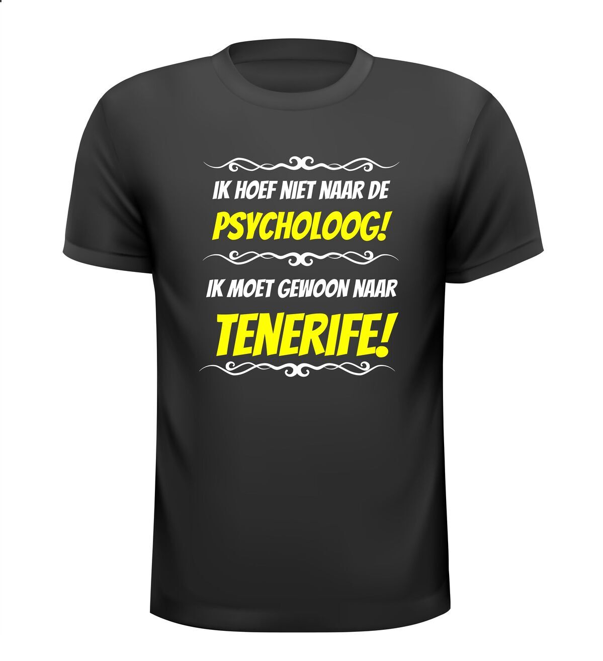 Grappig vakantie T-shirt Tenerife